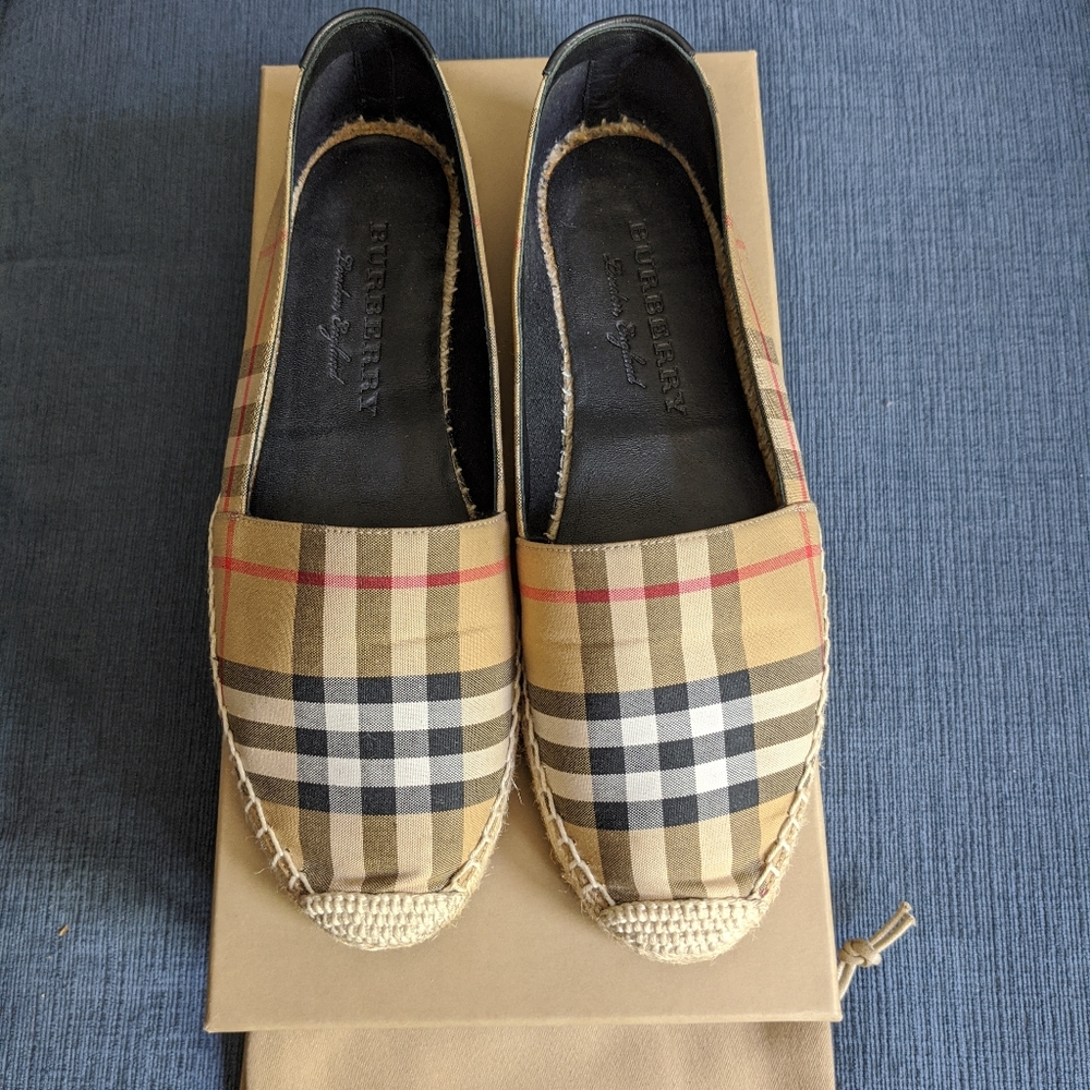 Burberry Hodgeson Espradille Flat - size 36/6